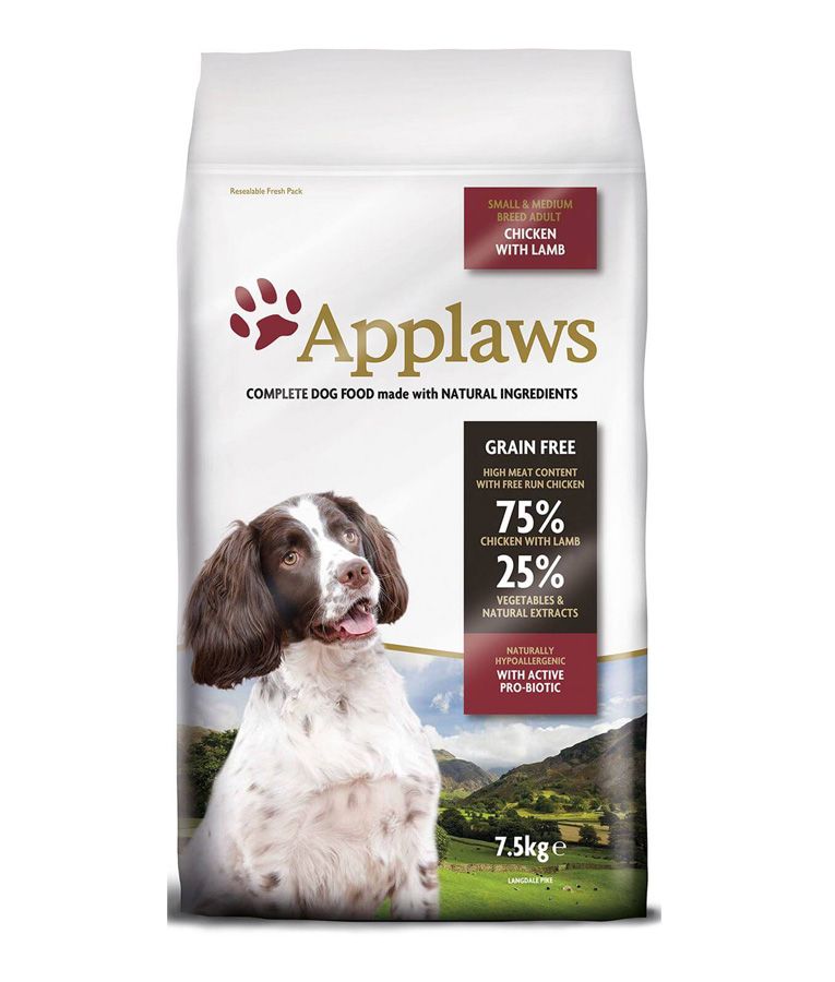 Applaws Chicken with Lamb Small & Medium Breed Adult Dry Dog Food 2KG