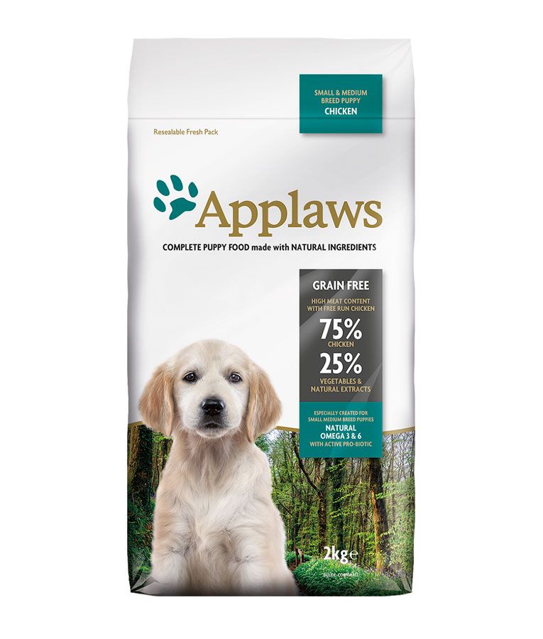 Applaws Chicken Small & Medium Breed Dry Puppy Food 2KG