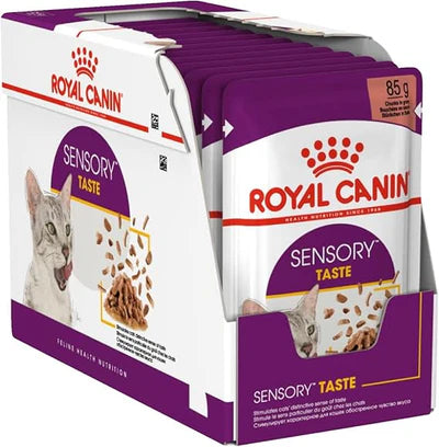 Royal Canin Feline Health Nutrition Sensory Taste Chunks In Gravy Cat Wet Food