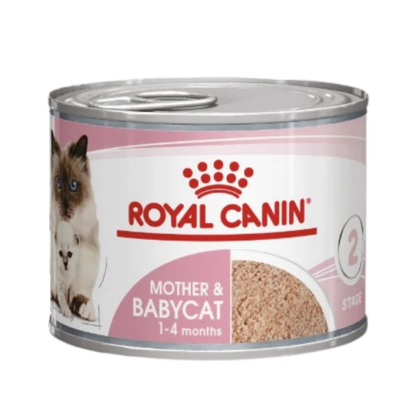Royal Canin Mother & Babycat Mousse - Young & Adult Wet Cat Food
