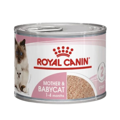 Royal Canin Mother & Babycat Mousse - Young & Adult Wet Cat Food