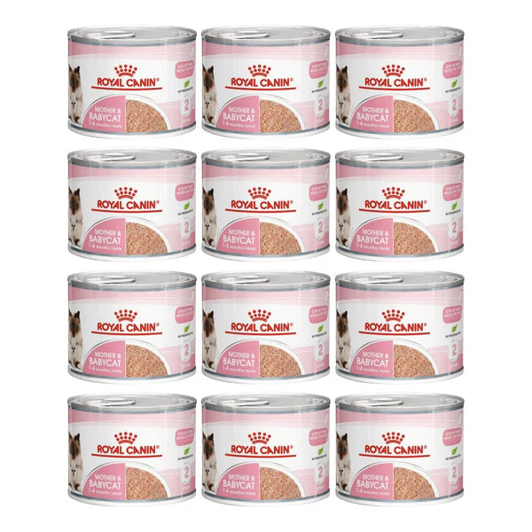 Royal Canin Mother & Babycat Mousse - Young & Adult Wet Cat Food