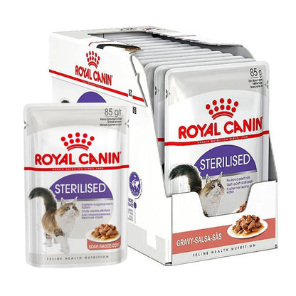 Royal Canin Sterilised Chunks In Gravy Adult Wet Cat Food 85G