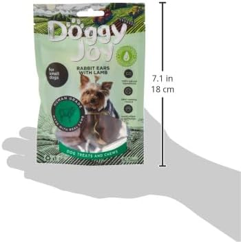 Doggy Joy Rabbit Ears with Lamb Dog Treats 55g