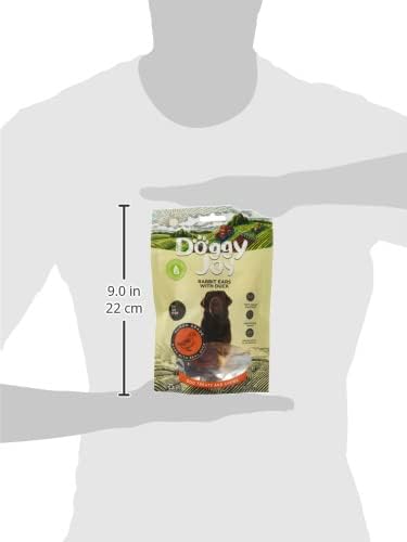 Doggy Joy Rabbit Ears with Duck Dog Treats 90g