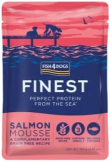 Fish4Dogs Finest Salmon Mousse for Dogs 100g