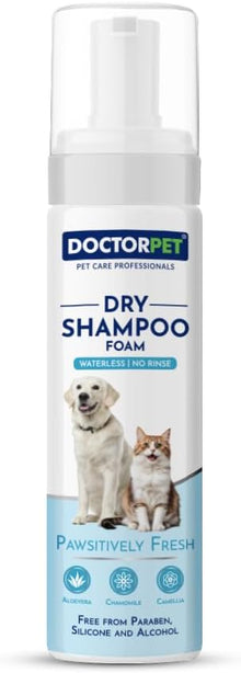 Doctor Pet Dry Shampoo Foam Pawsitively Fresh 200ml