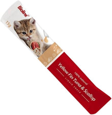 Bioline Cat Treats 15g x 24[Flavor - Yellowfin Tuna & Scallop]