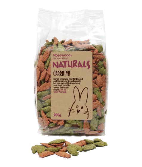 Rosewood Naturals Carrotys Small Animal Treats - 200G