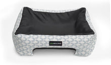 Doctor Pet Block Rectangle Pet Bed Small - Blue - Premium Waterproof Bed with Sustainable Filling, Non-Slip Base & Durable Exterior – 60 x 50 x 19 cm