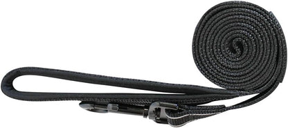 Alcott Adventure Dog Leash With Reflective Stitching & Neoprene Padded Handle, Large, Black