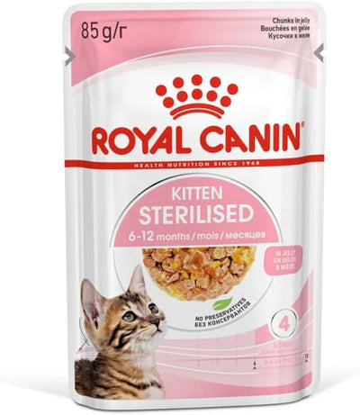 Royal Canin Kitten Sterilised In Jelly Wet Food 85G