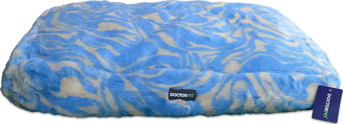 DOCTOR PET DOG BED ZEBRA WAVE MEDIUM VR03 PINK ZEBRA 85x55x15