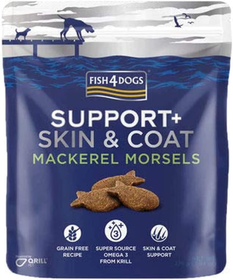 Fsih4Dogs Support + Skin & Coat Mackerel Morsels 225g