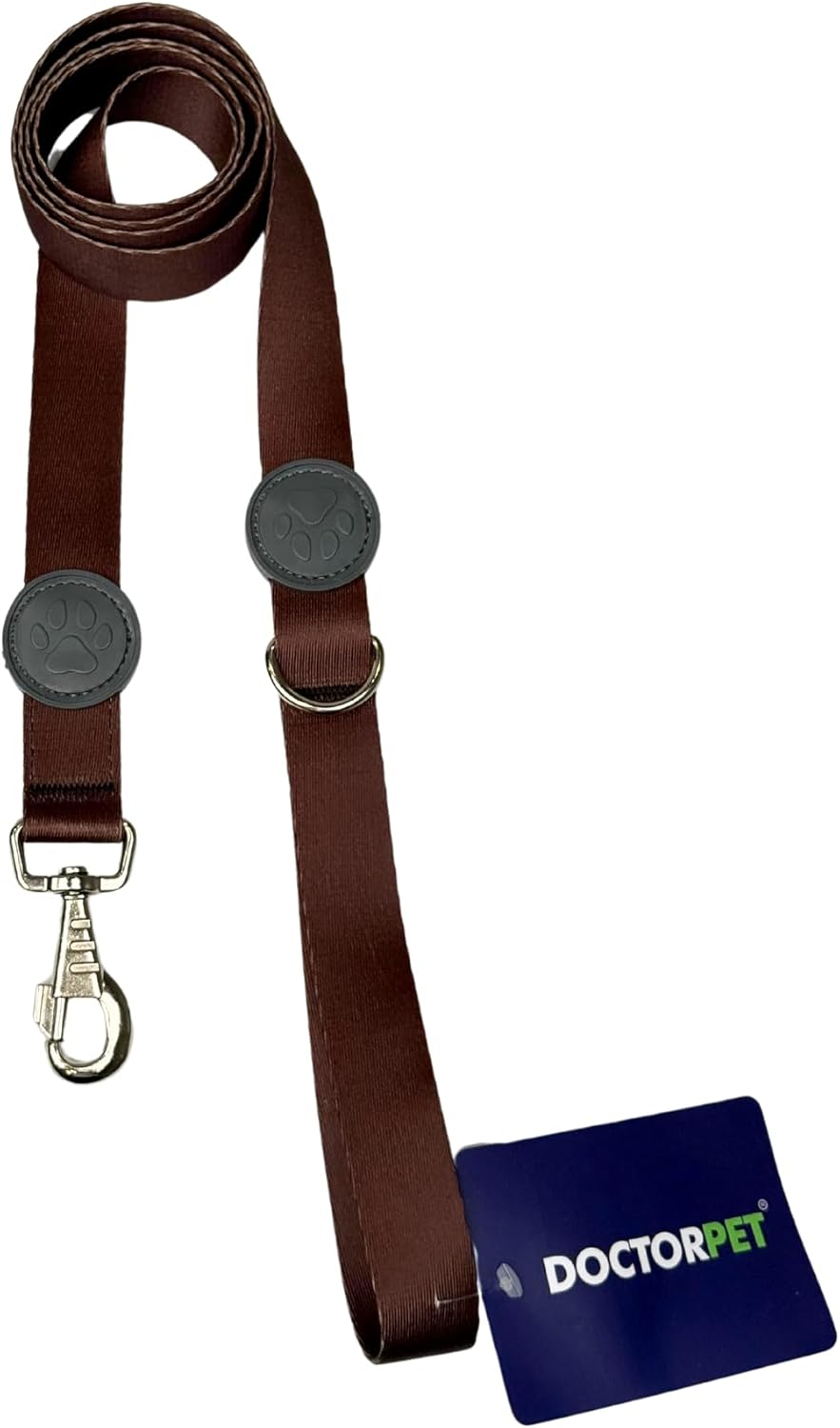 DOCTOR PET AIR MESH LEASH DARK BROWN XS