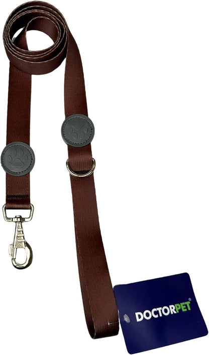 DOCTOR PET AIR MESH LEASH DARK BROWN XS