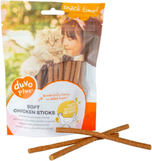Duvo Soft Chicken Sticks for Cats 50g