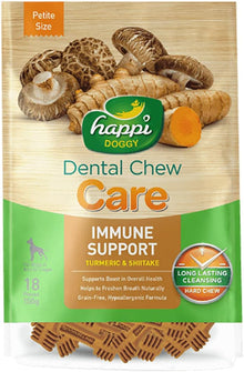Happi Doggy Dental Chew Care-Immune Support-2.5" (18 pieces)-150g