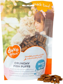 Duvo Crunchy Fish Puffs for Cats 50g