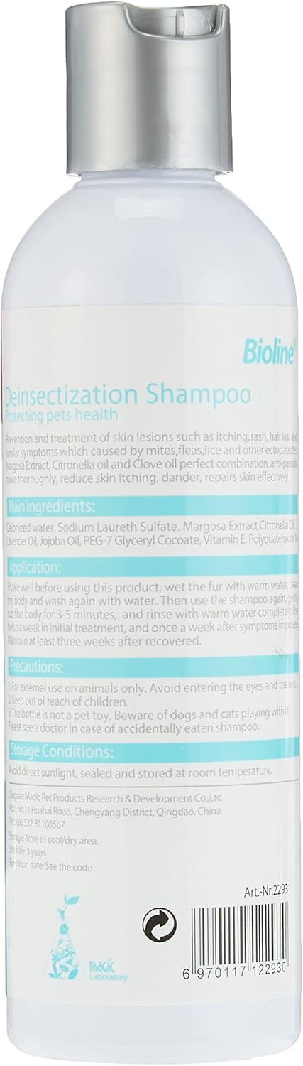 Bioline Deinsectization Shampoo For Pets 200ml