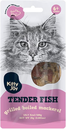 Kitty Joy Tender Fish Grilled Boiled Mackerel Cat Treats 25g