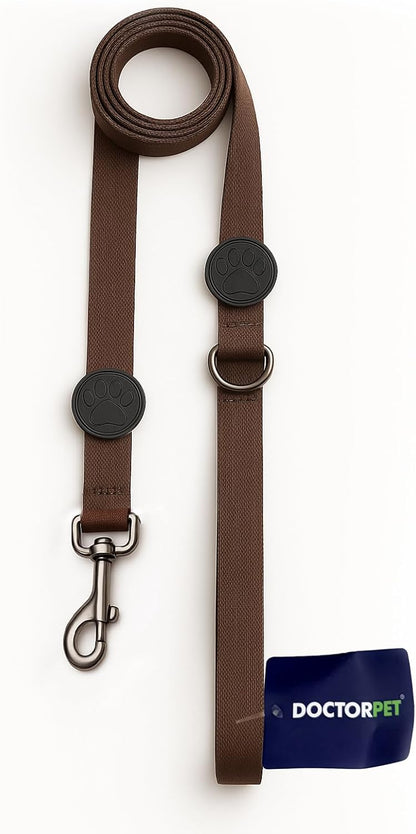 DOCTOR PET AIR MESH LEASH DARK BROWN XS