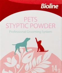 Bioline Stop Bleeding Pets Styptic Powder 14g