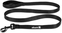 Alcott Adventure Dog Leash With Reflective Stitching & Neoprene Padded Handle, Large, Black