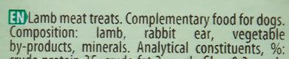 Doggy Joy Rabbit Ears with Lamb Dog Treats 55g