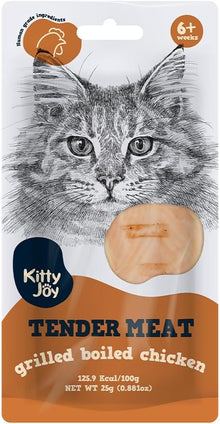 Kitty Joy Tender Meat Grilled Boiled Chicken Cat Treats 25g