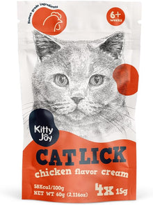 Cat Lick Chicken Flavor Cream Cat Treats 60g, 4x15g