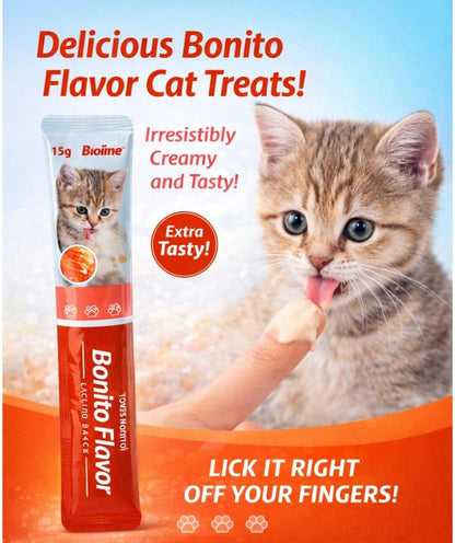 Bioline Cat Treats 15g x 24[Flavor - Bonito]