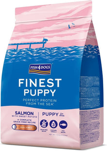 Fish4Dogs Puppy Salmon Sweet Potato Small Kibble 1.5kg