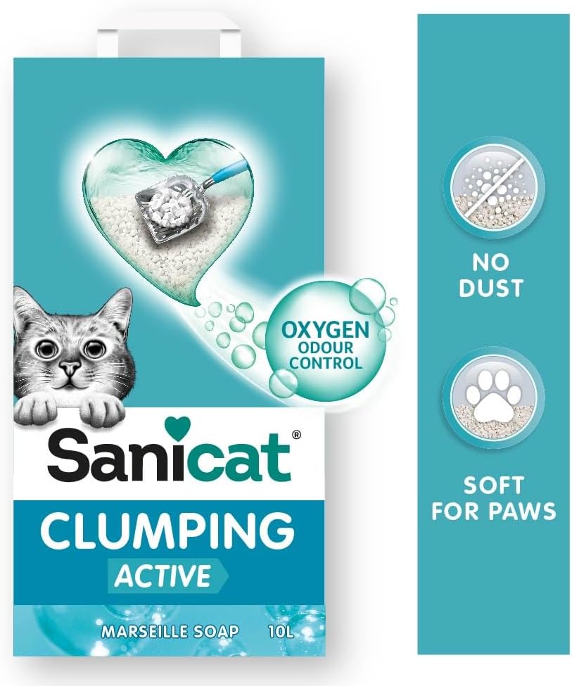Sanicat Clumping White Active 10 L