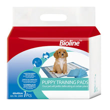 Bioline Puppy Training Pads - 60X40 cm (7Pcs), White 250g