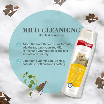 Bioline Deshedding Shampoo For Cat-200ML