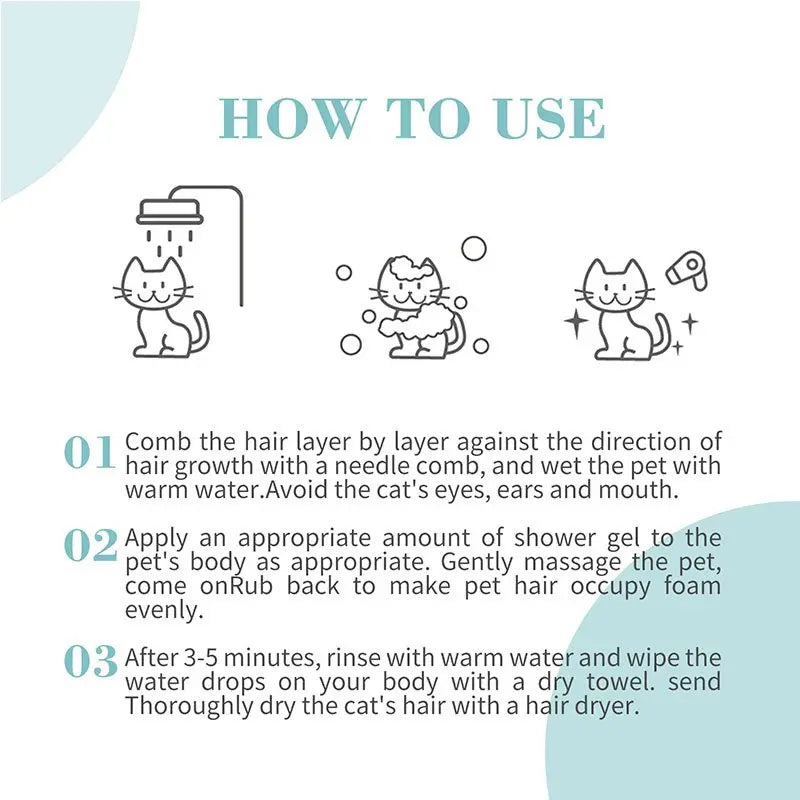 Bioline Deshedding Shampoo For Cat-200ML