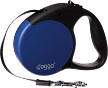 Doggo everyday retractable leash 5m, M, blue