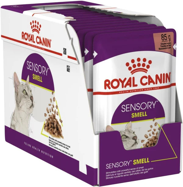 Royal Canin Feline Health Nutrition Sensory Smell Chunks In Gravy Cat Wet Food 85G