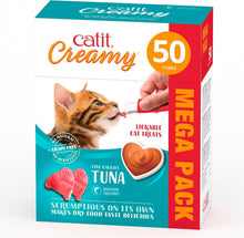Catit Creamy Treats Mega Pack Tuna, 50 tubes/box