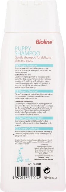 Bioline Puppy Shampoo 250ml[Volume - 250ml]