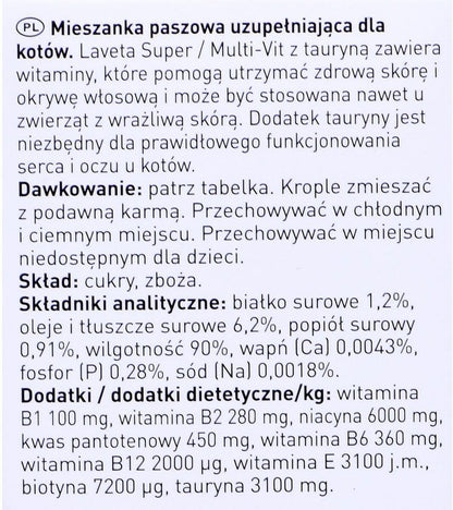Multivitamin Liquid with Taurine for Cat 50 ml