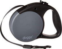 Doggo everyday retractable leash 4m, S, grey