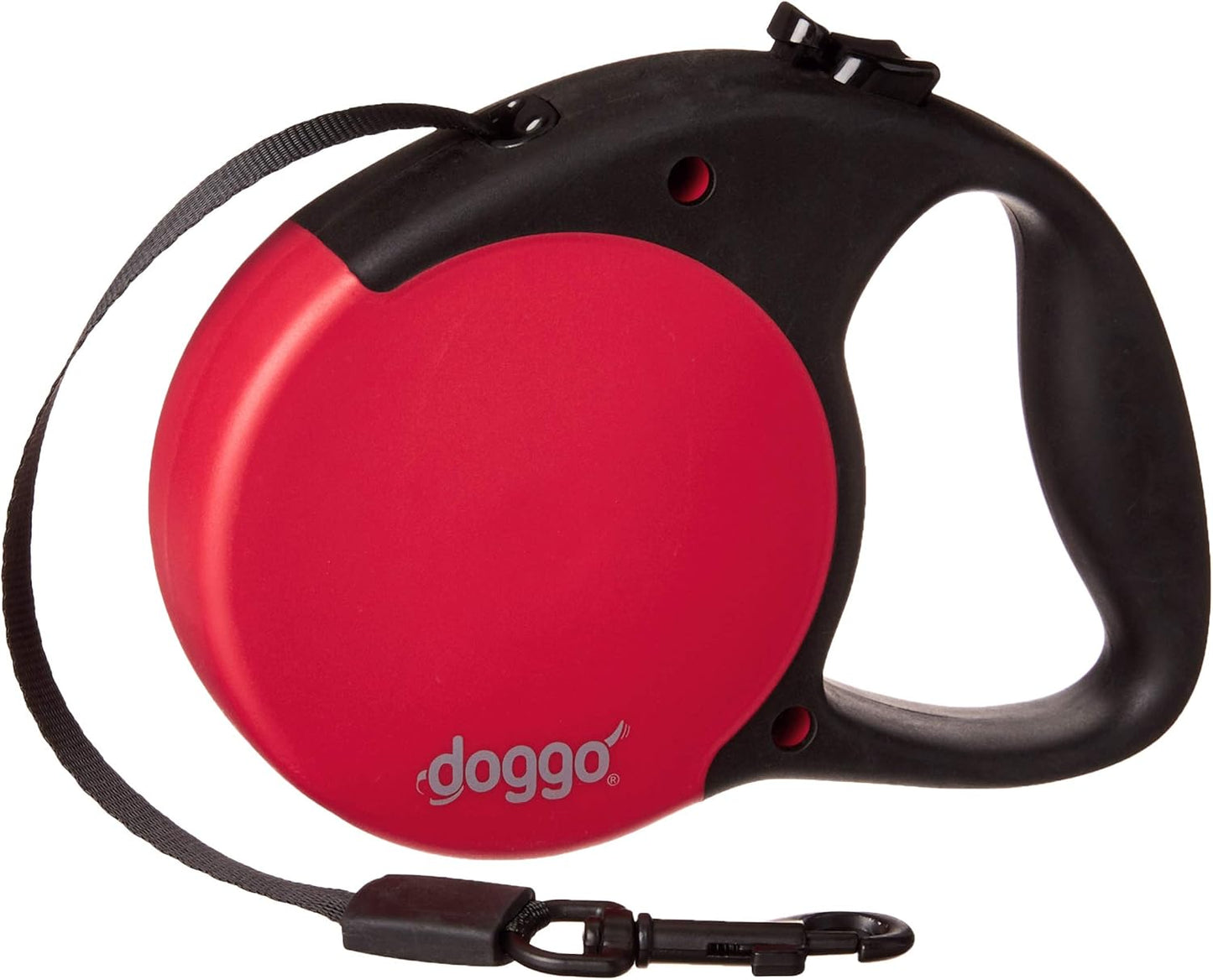 Doggo everyday retractable leash 4m, S, red