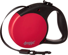 Doggo everyday retractable leash 4m, S, red
