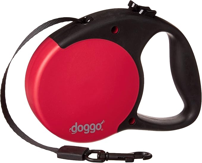 goDog Doggo everyday retractable leash 4m, S, red