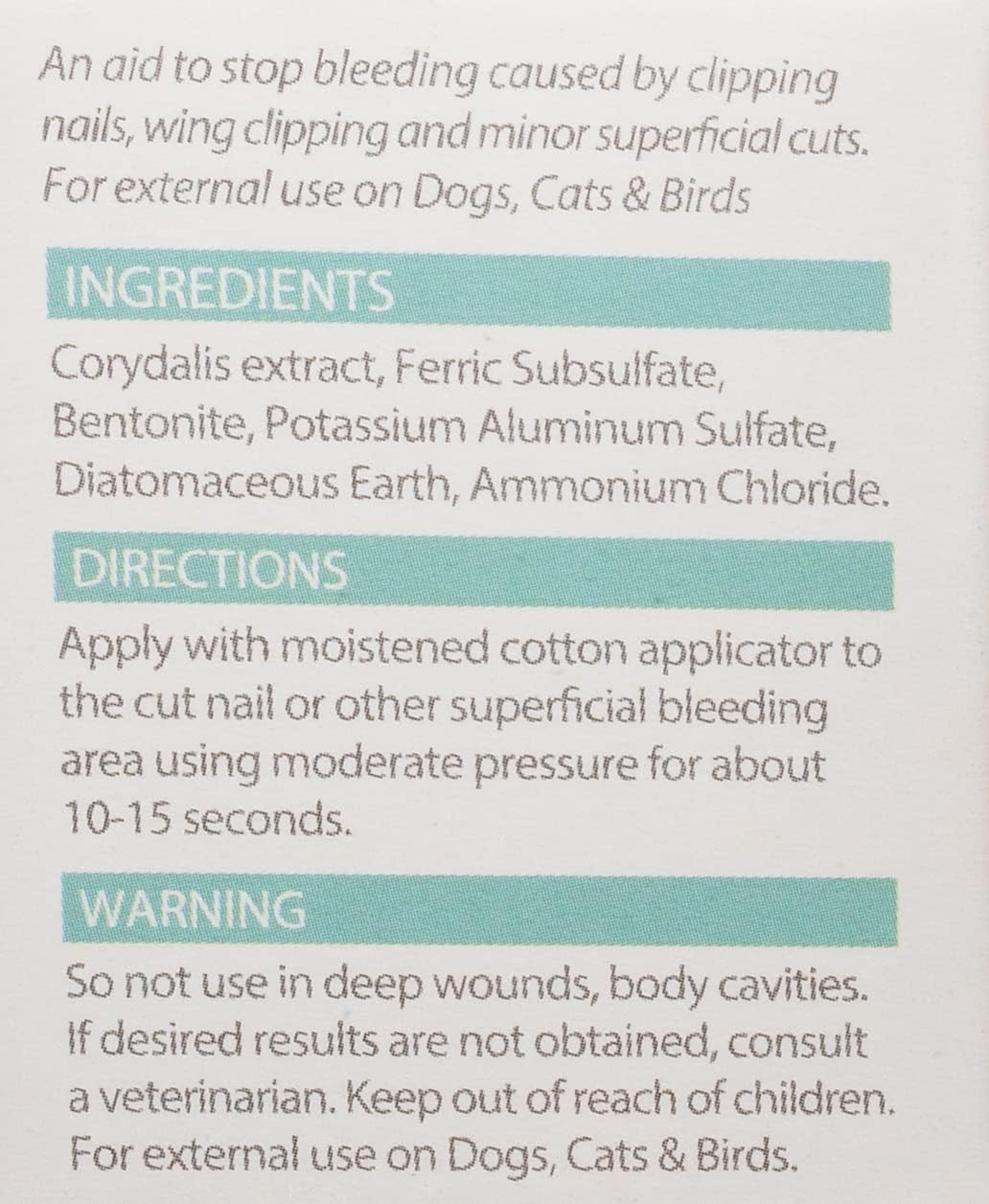 Bioline Stop Bleeding Pets Styptic Powder 14g