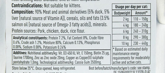 Beaphar Wet Food - Kidney/Renal Diet Duck 16 x 100 g