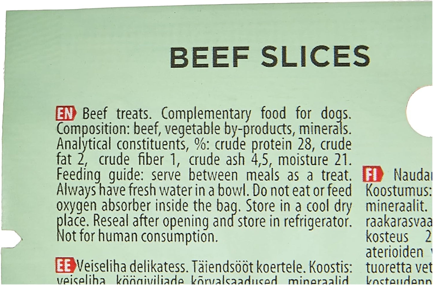 Doggy Joy Beef Slices Dog Treats 55g