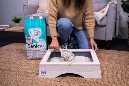 Sanicat Clumping White Cotton Fresh (Scented) 10 L